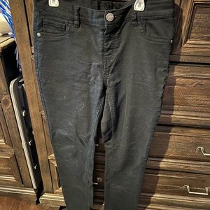 Justice black jeggings